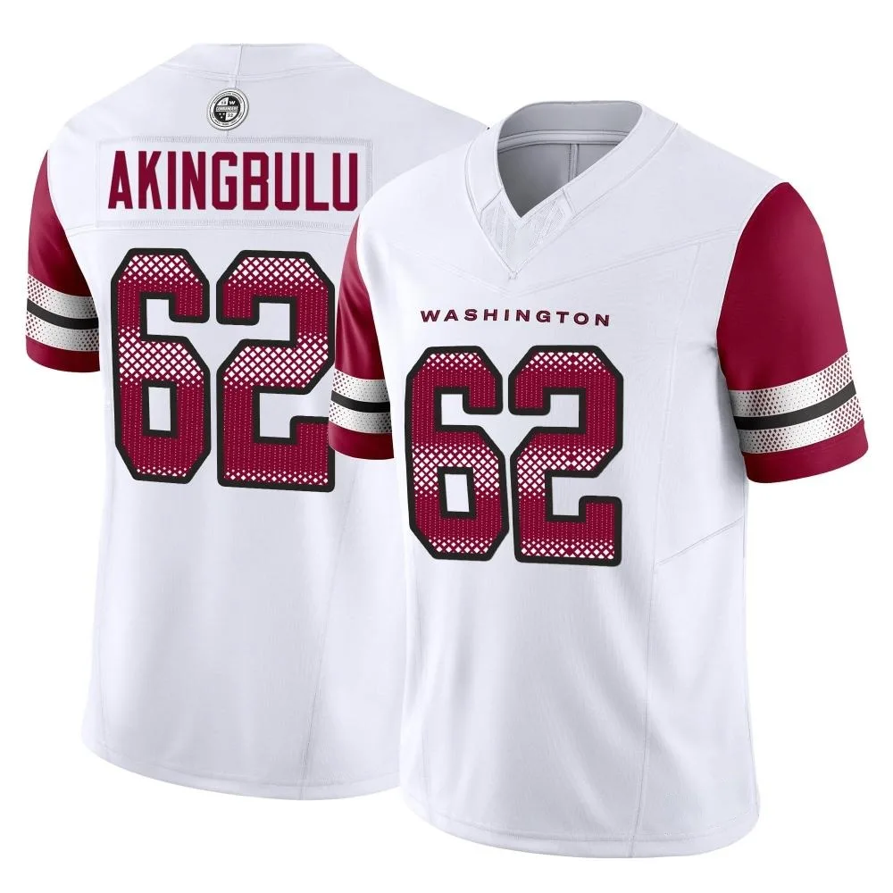 Men's Washington Commanders Alex Akingbulu Nike Vapor F.U.S.E. Limited White Jersey Men's Washington Commanders Alex Akingbulu Nike Vapor F.U.S.E. Limited White Jersey