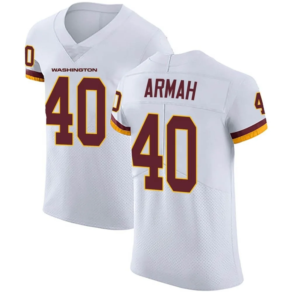 Men's Washington Commanders Alex Armah Nike Vapor Untouchable Elite White Jersey Men's Washington Commanders Alex Armah Nike Vapor Untouchable Elite White Jersey