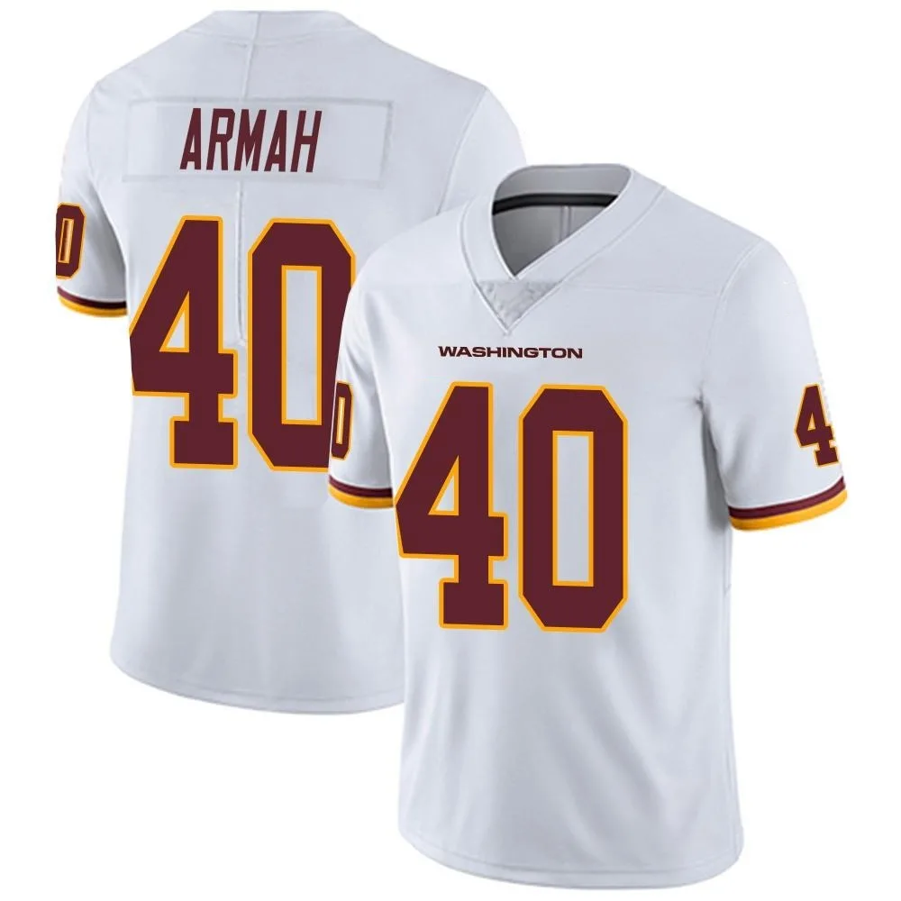Men's Washington Commanders Alex Armah Nike Vapor Untouchable Limited White Jersey Men's Washington Commanders Alex Armah Nike Vapor Untouchable Limited White Jersey