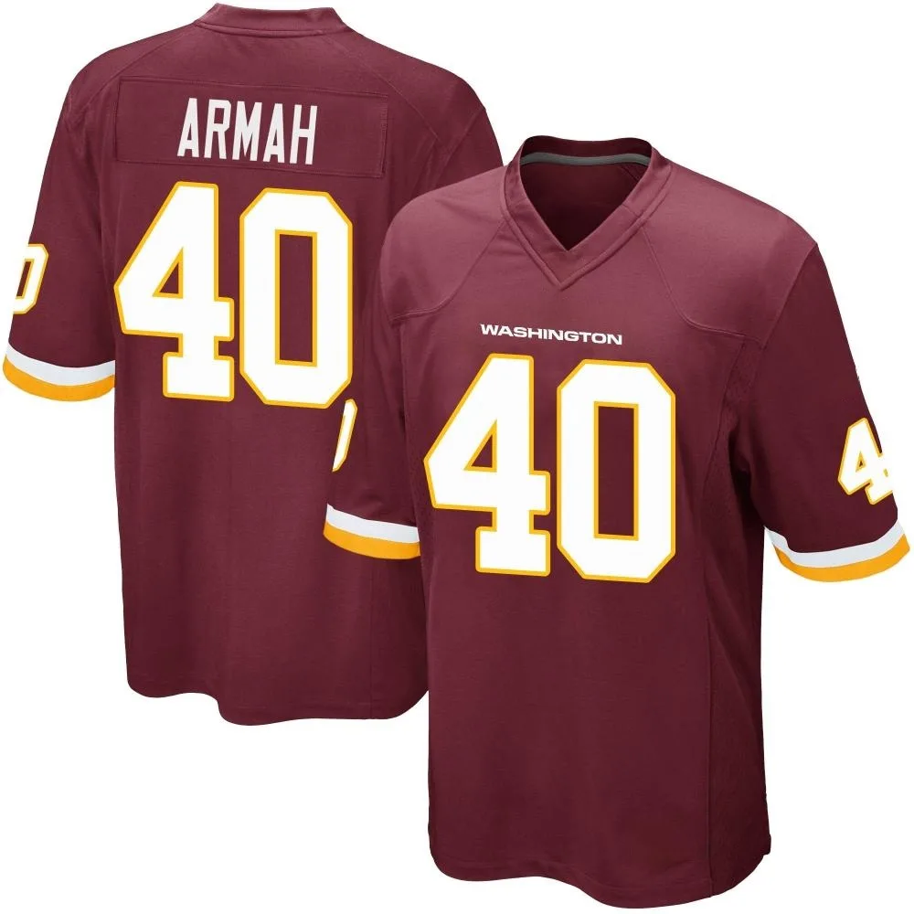 Youth Washington Commanders Alex Armah Nike Burgundy Team Color Game Jersey Youth Washington Commanders Alex Armah Nike Burgundy Team Color Game Jersey