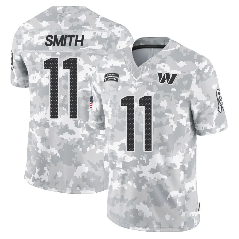 Men's Washington Commanders Alex Smith Nike 2024 Salute to Service Limited Arctic Camo Jersey Men's Washington Commanders Alex Smith Nike 2024 Salute to Service Limited Arctic Camo Jersey
