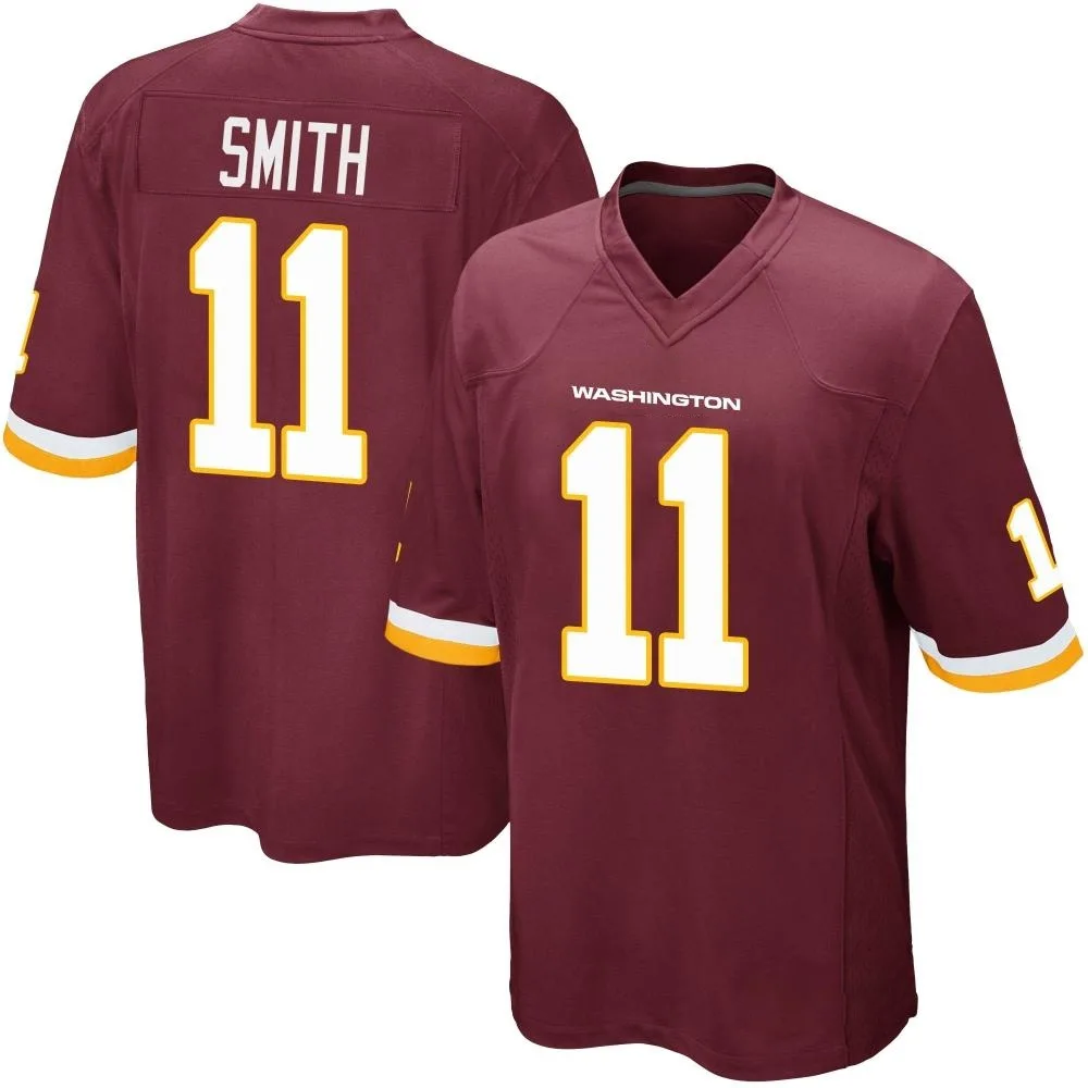 Men's Washington Commanders Alex Smith Nike Burgundy Team Color Game Jersey Men's Washington Commanders Alex Smith Nike Burgundy Team Color Game Jersey