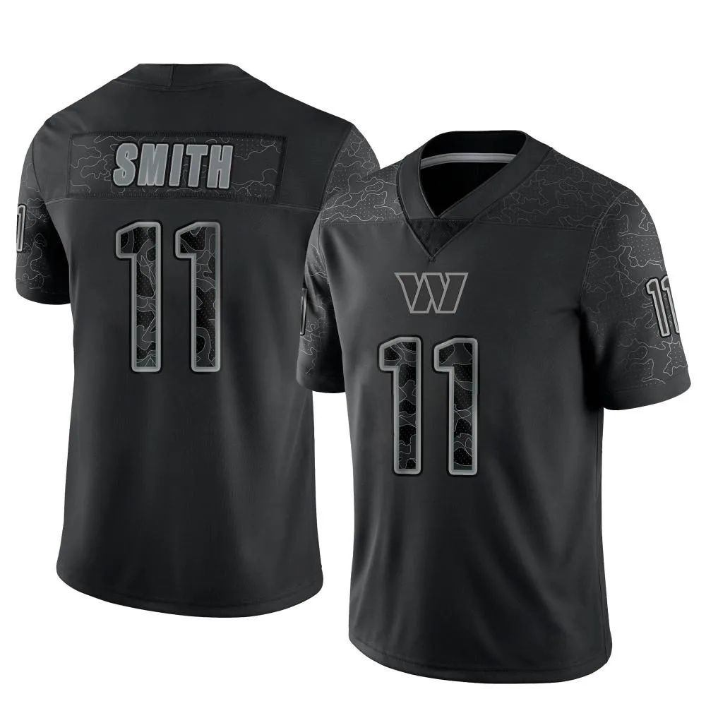 Men's Washington Commanders Alex Smith Nike Reflective Limited Black Jersey Men's Washington Commanders Alex Smith Nike Reflective Limited Black Jersey
