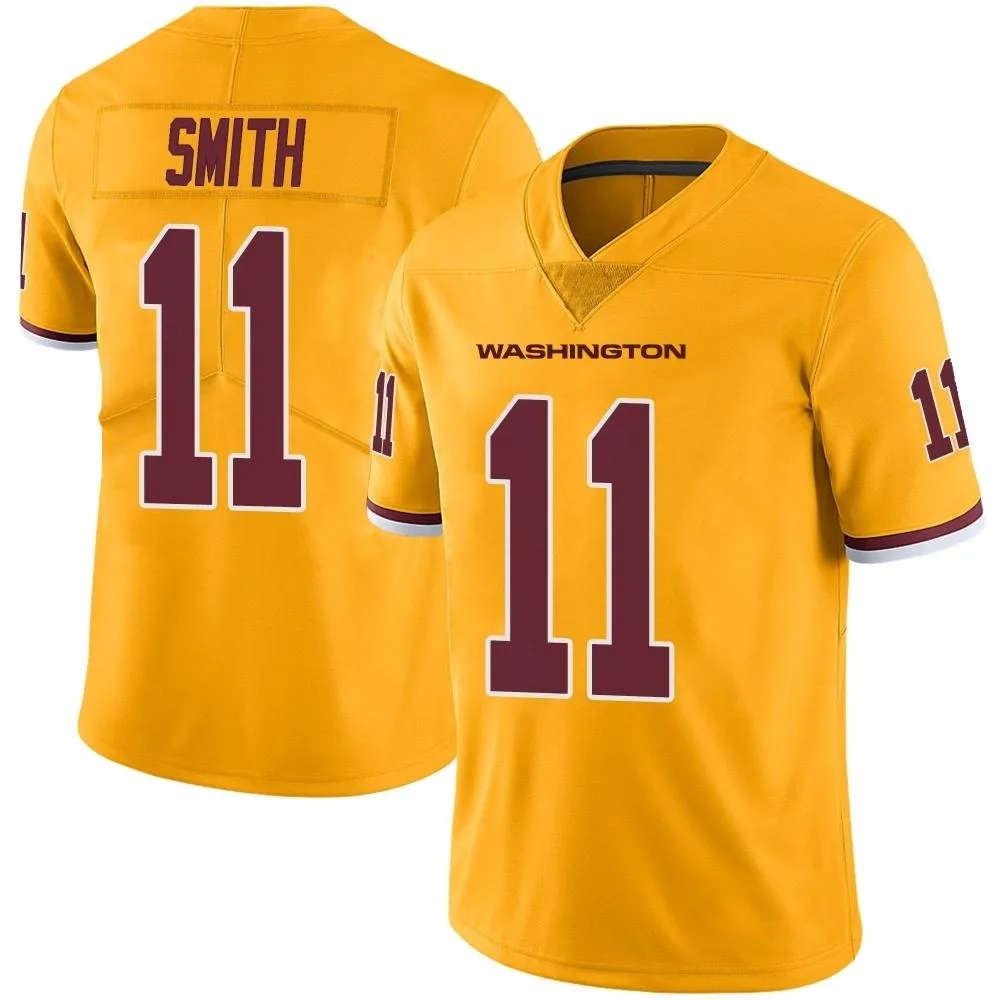Youth Washington Commanders Alex Smith Nike Color Rush Limited Gold Jersey Youth Washington Commanders Alex Smith Nike Color Rush Limited Gold Jersey