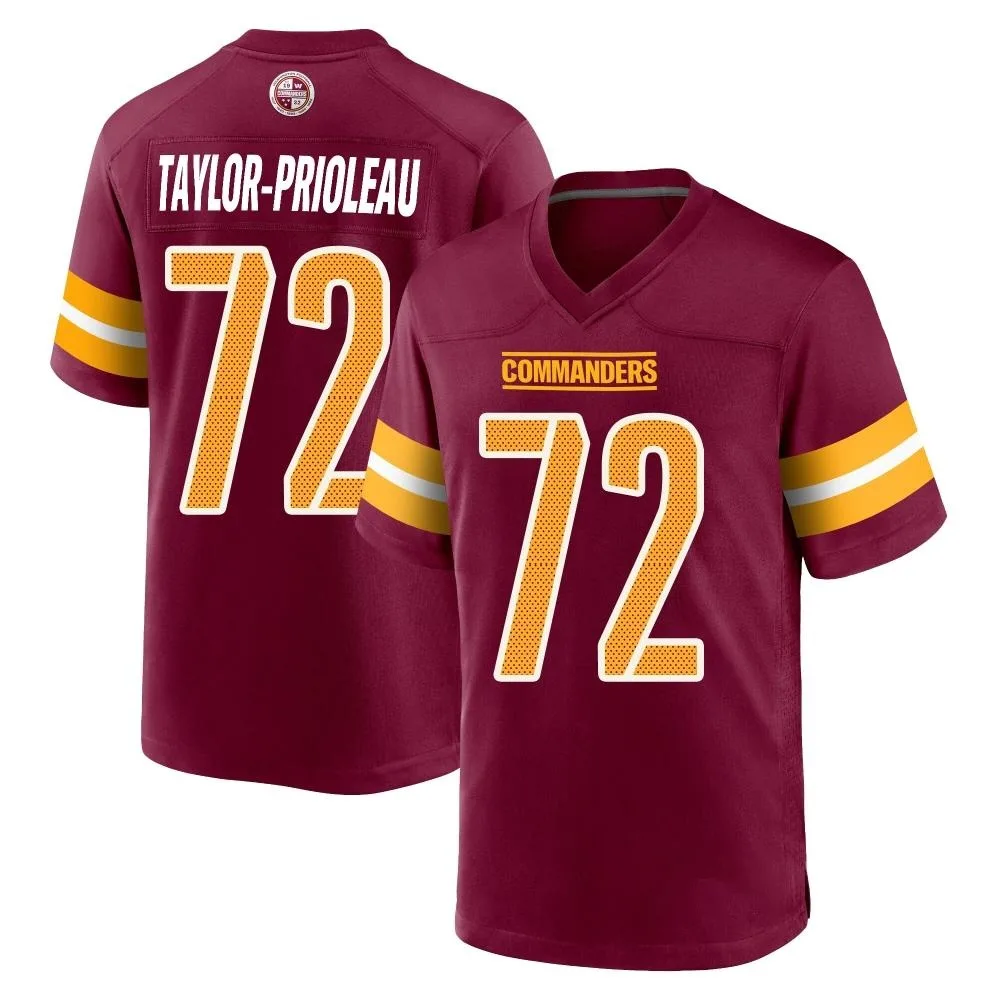 Men's Washington Commanders Alex Taylor Nike Burgundy Game Jersey Men's Washington Commanders Alex Taylor Nike Burgundy Game Jersey