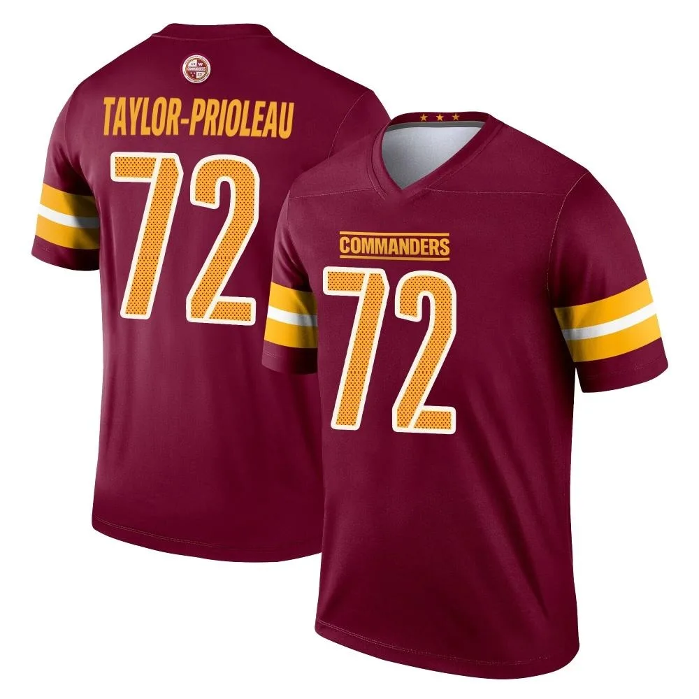 Men's Washington Commanders Alex Taylor Nike Burgundy Legend Jersey Men's Washington Commanders Alex Taylor Nike Burgundy Legend Jersey