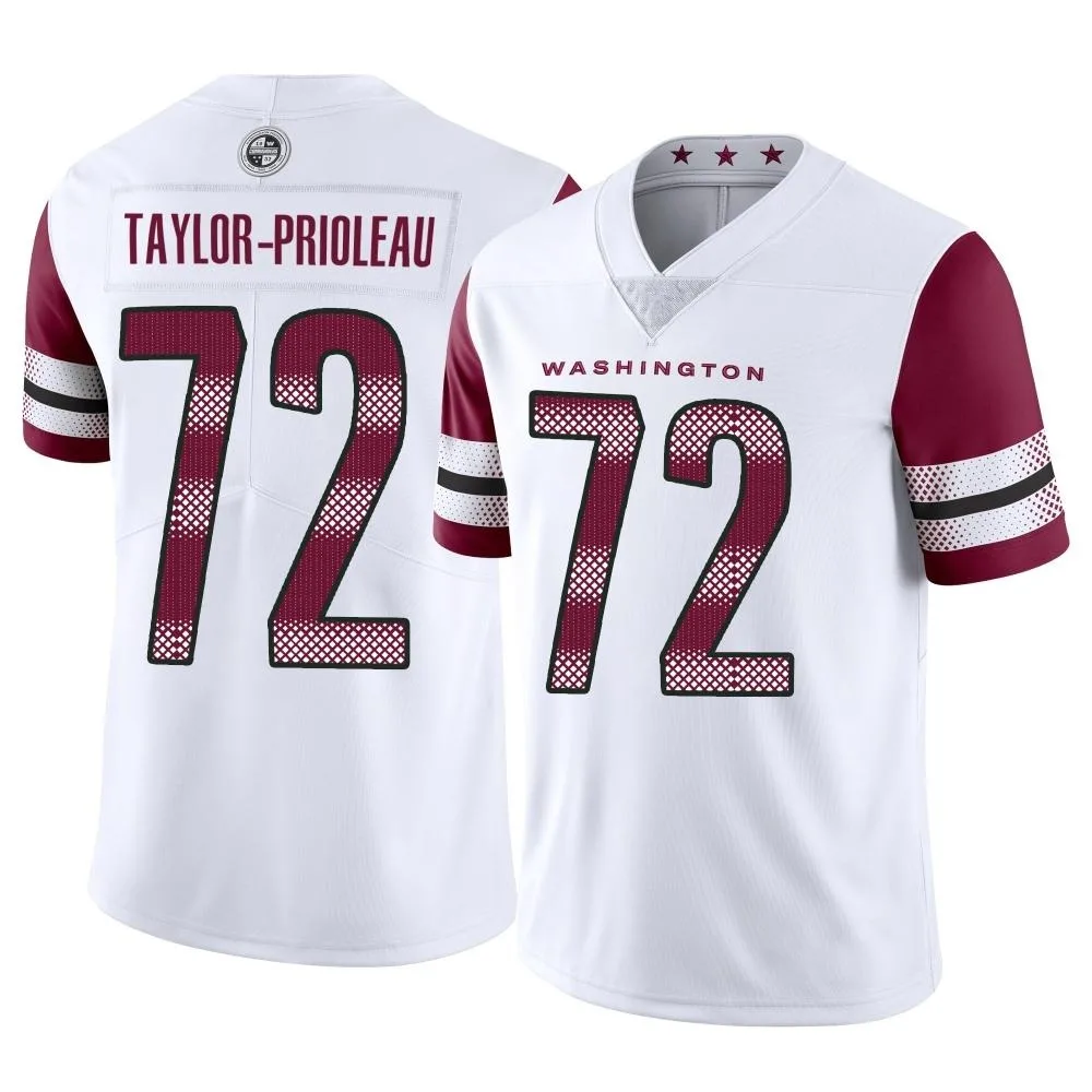 Men's Washington Commanders Alex Taylor Nike Vapor Limited White Jersey Men's Washington Commanders Alex Taylor Nike Vapor Limited White Jersey