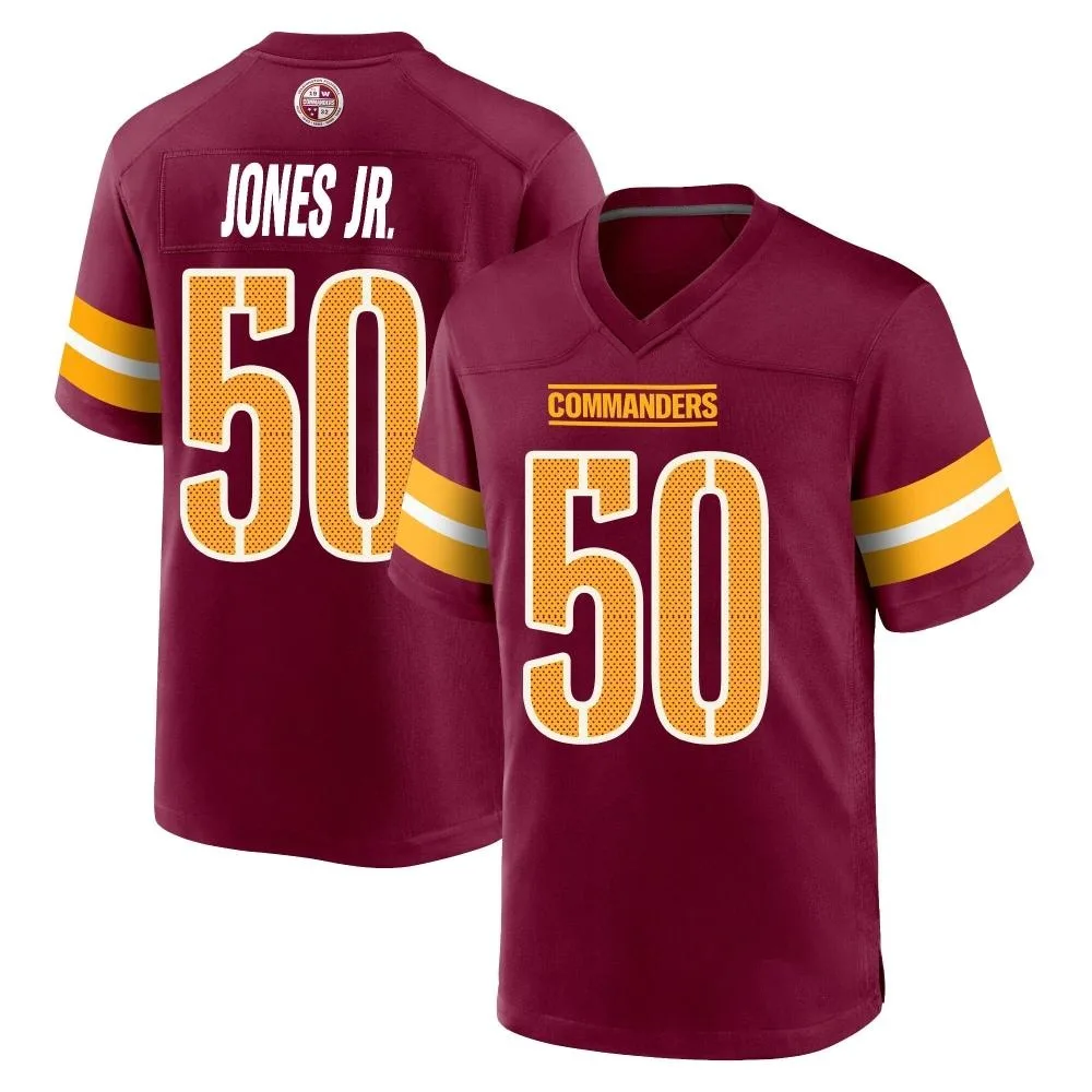 Men's Washington Commanders Andre Jones Jr. Nike Burgundy Game Jersey Men's Washington Commanders Andre Jones Jr. Nike Burgundy Game Jersey