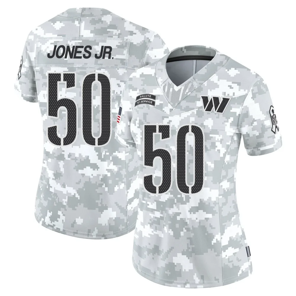 Women's Washington Commanders Andre Jones Jr. Nike 2024 Salute to Service Limited Arctic Camo Jersey Women's Washington Commanders Andre Jones Jr. Nike 2024 Salute to Service Limited Arctic Camo Jersey