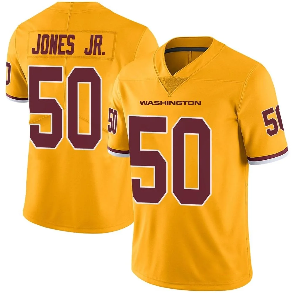 Youth Washington Commanders Andre Jones Jr. Nike Color Rush Limited Gold Jersey Youth Washington Commanders Andre Jones Jr. Nike Color Rush Limited Gold Jersey