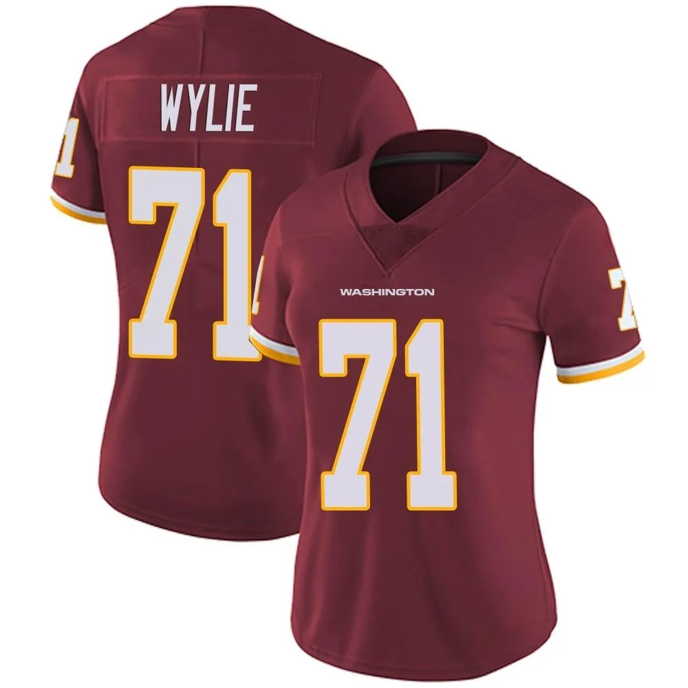 Women's Washington Commanders Andrew Wylie Nike Burgundy Team Color Vapor Untouchable Limited Jersey Women's Washington Commanders Andrew Wylie Nike Burgundy Team Color Vapor Untouchable Limited Jersey