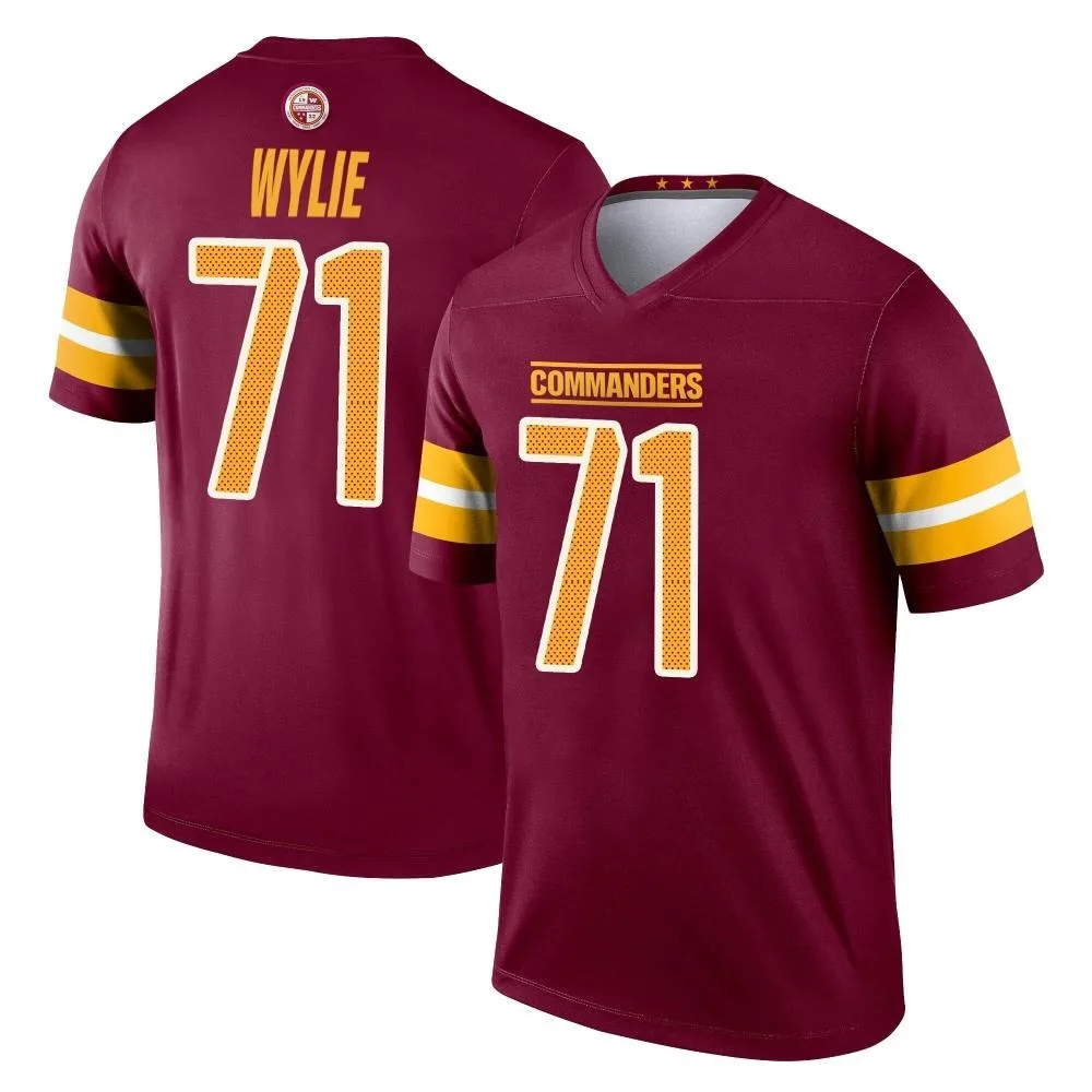 Youth Washington Commanders Andrew Wylie Nike Burgundy Legend Jersey Youth Washington Commanders Andrew Wylie Nike Burgundy Legend Jersey