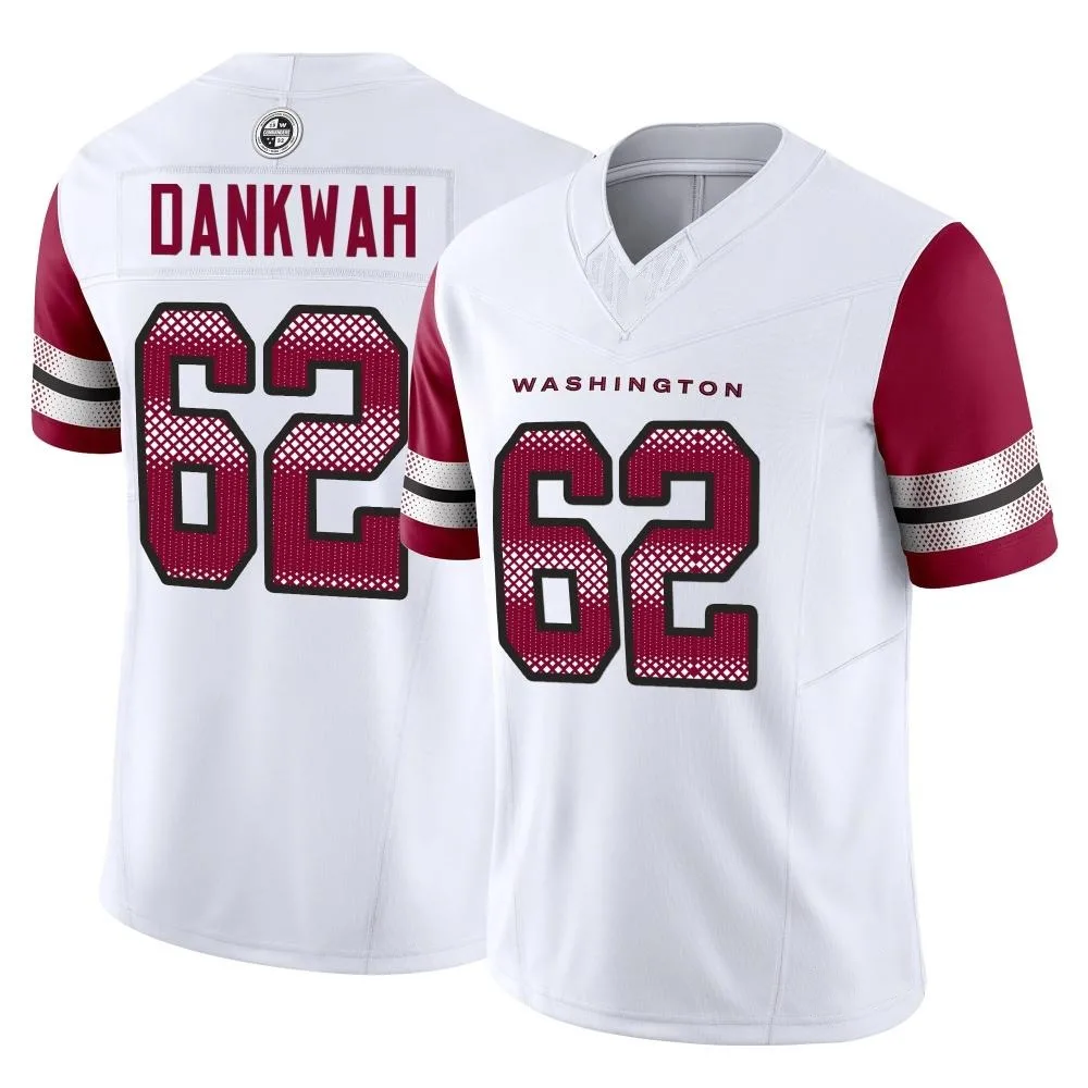 Men's Washington Commanders Anim Dankwah Nike Vapor F.U.S.E. Limited White Jersey Men's Washington Commanders Anim Dankwah Nike Vapor F.U.S.E. Limited White Jersey