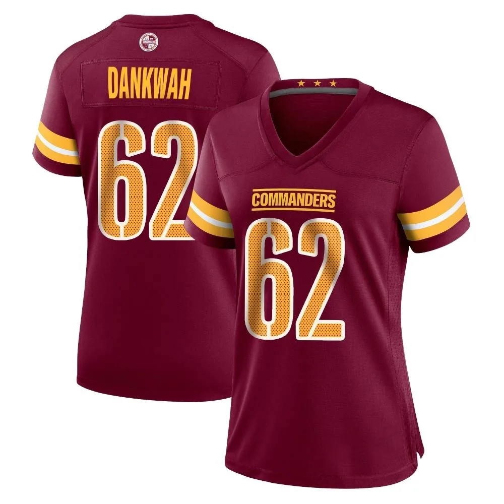 Women's Washington Commanders Anim Dankwah Nike Burgundy Game Jersey Women's Washington Commanders Anim Dankwah Nike Burgundy Game Jersey