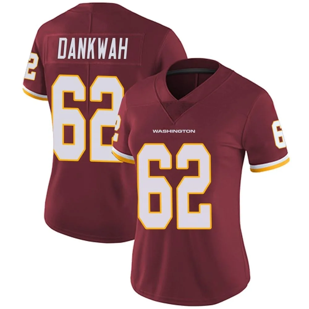 Women's Washington Commanders Anim Dankwah Nike Burgundy Team Color Vapor Untouchable Limited Jersey Women's Washington Commanders Anim Dankwah Nike Burgundy Team Color Vapor Untouchable Limited Jersey