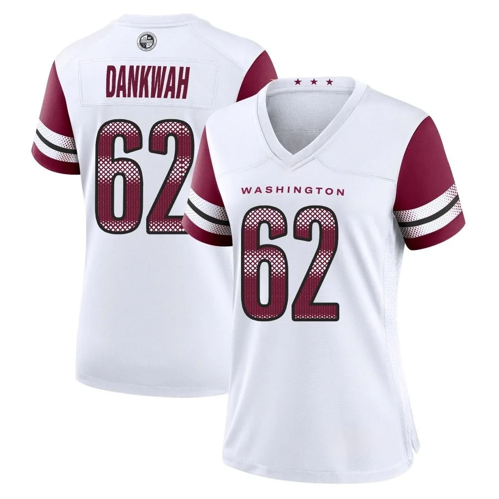 Women's Washington Commanders Anim Dankwah Nike Game White Jersey Women's Washington Commanders Anim Dankwah Nike Game White Jersey