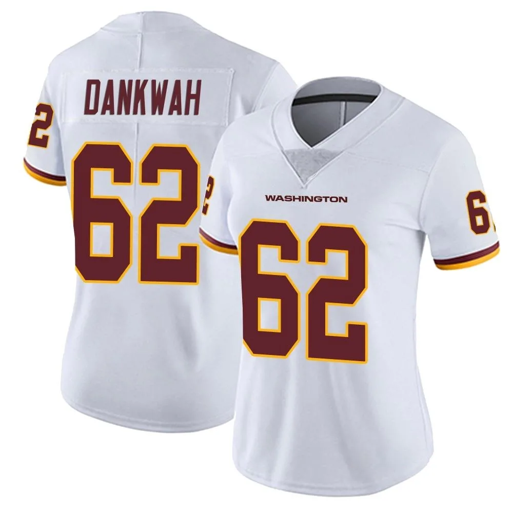 Women's Washington Commanders Anim Dankwah Nike Vapor Untouchable Limited White Jersey Women's Washington Commanders Anim Dankwah Nike Vapor Untouchable Limited White Jersey