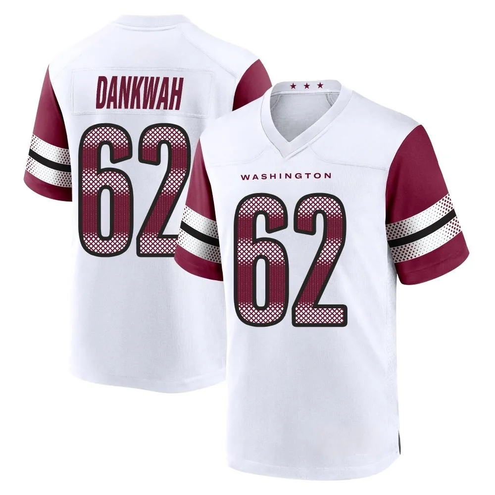 Youth Washington Commanders Anim Dankwah Nike Game White Jersey Youth Washington Commanders Anim Dankwah Nike Game White Jersey