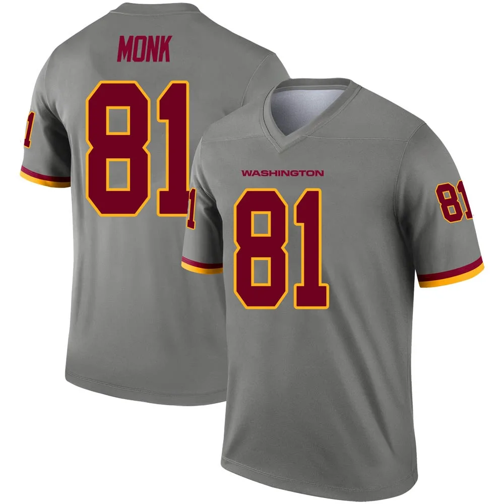 Youth Washington Commanders Art Monk Nike Inverted Legend Gray Jersey Youth Washington Commanders Art Monk Nike Inverted Legend Gray Jersey