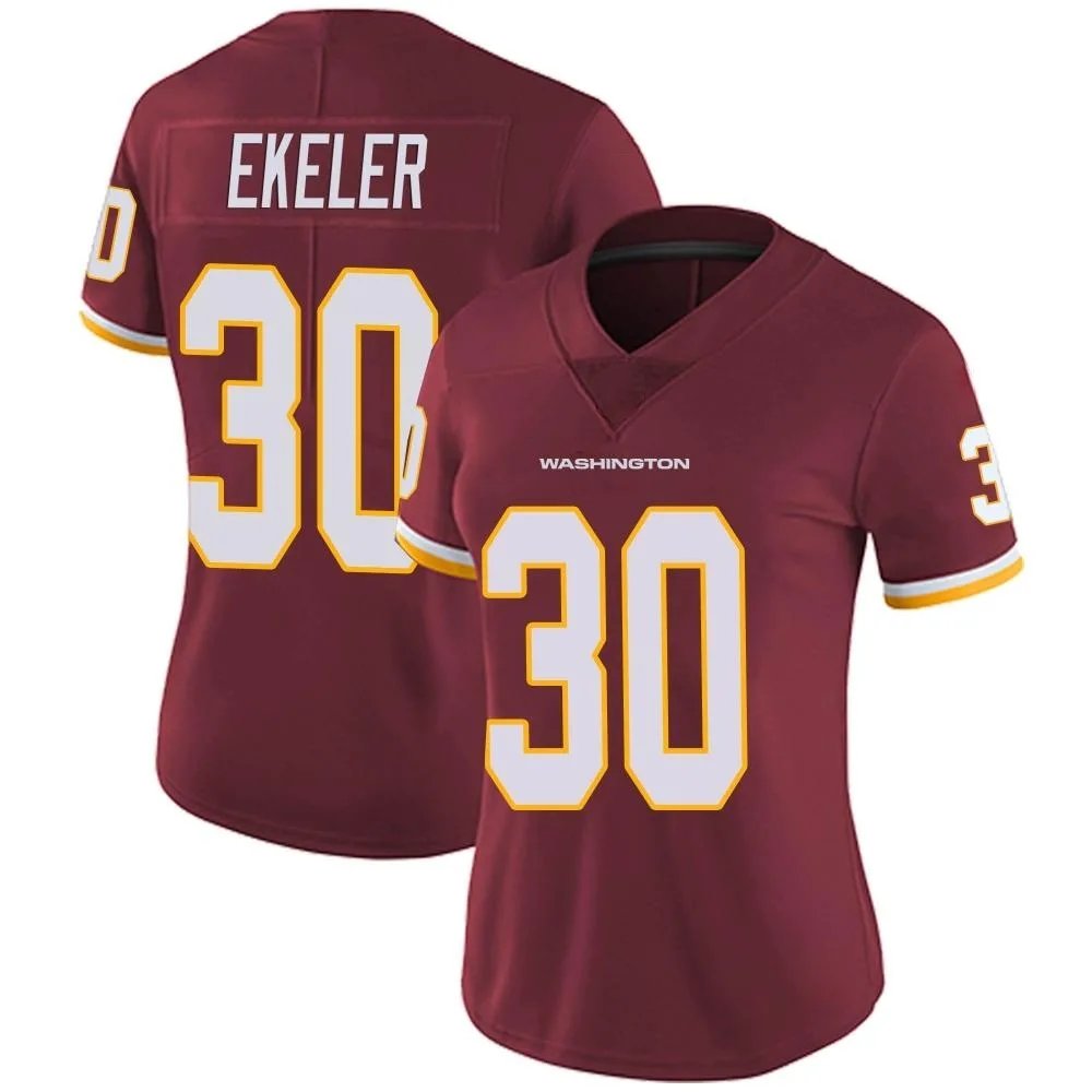 Women's Washington Commanders Austin Ekeler Nike Burgundy Team Color Vapor Untouchable Limited Jersey Women's Washington Commanders Austin Ekeler Nike Burgundy Team Color Vapor Untouchable Limited Jersey