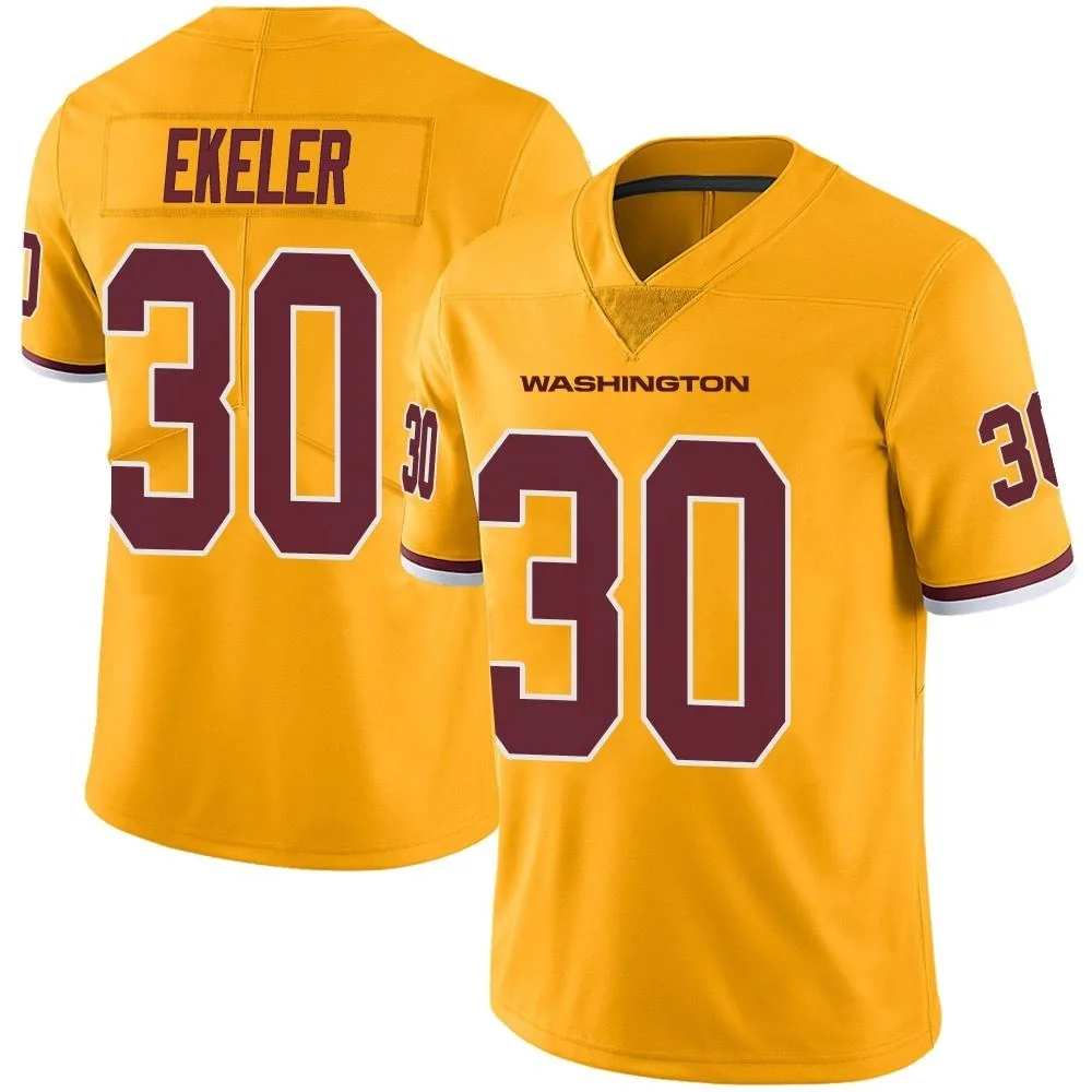 Youth Washington Commanders Austin Ekeler Nike Color Rush Limited Gold Jersey Youth Washington Commanders Austin Ekeler Nike Color Rush Limited Gold Jersey