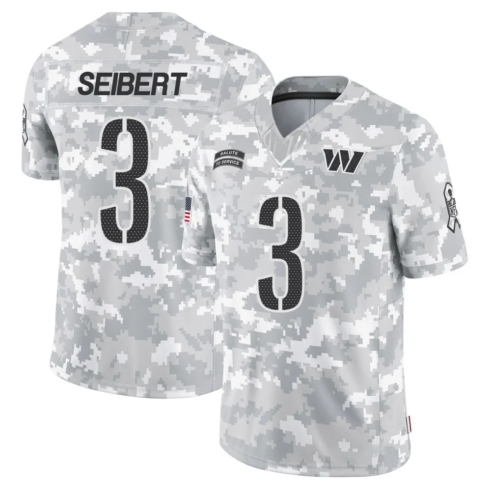 Men's Washington Commanders Austin Seibert Nike 2024 Salute to Service Limited Arctic Camo Jersey Men's Washington Commanders Austin Seibert Nike 2024 Salute to Service Limited Arctic Camo Jersey