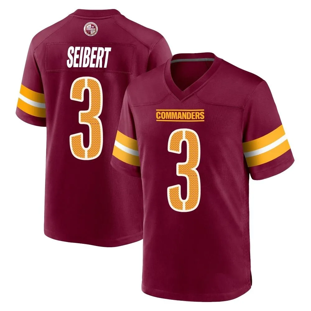 Men's Washington Commanders Austin Seibert Nike Burgundy Game Jersey Men's Washington Commanders Austin Seibert Nike Burgundy Game Jersey