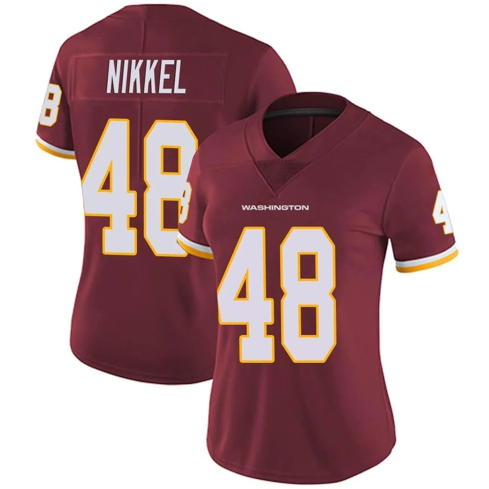 Women's Washington Commanders Ben Nikkel Nike Burgundy Team Color Vapor Untouchable Limited Jersey Women's Washington Commanders Ben Nikkel Nike Burgundy Team Color Vapor Untouchable Limited Jersey