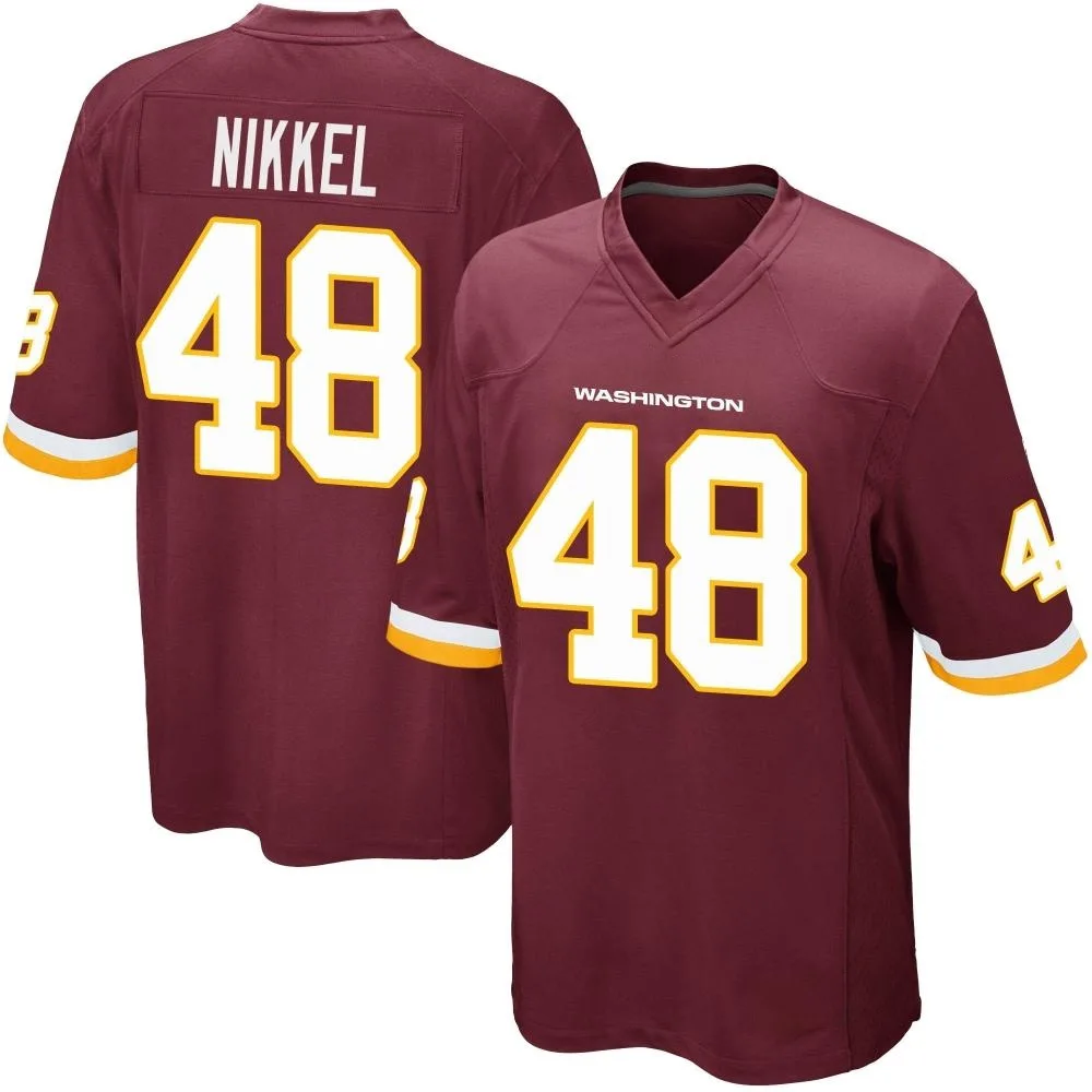 Youth Washington Commanders Ben Nikkel Nike Burgundy Team Color Game Jersey Youth Washington Commanders Ben Nikkel Nike Burgundy Team Color Game Jersey