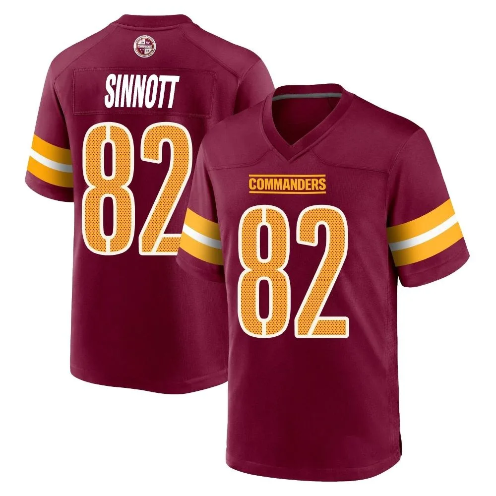 Men's Washington Commanders Ben Sinnott Nike Burgundy Game Jersey Men's Washington Commanders Ben Sinnott Nike Burgundy Game Jersey