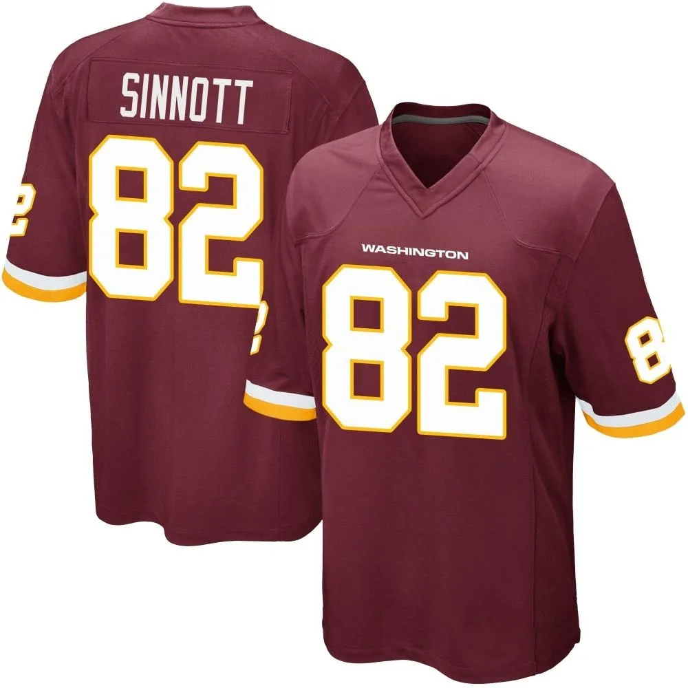 Men's Washington Commanders Ben Sinnott Nike Burgundy Team Color Game Jersey Men's Washington Commanders Ben Sinnott Nike Burgundy Team Color Game Jersey