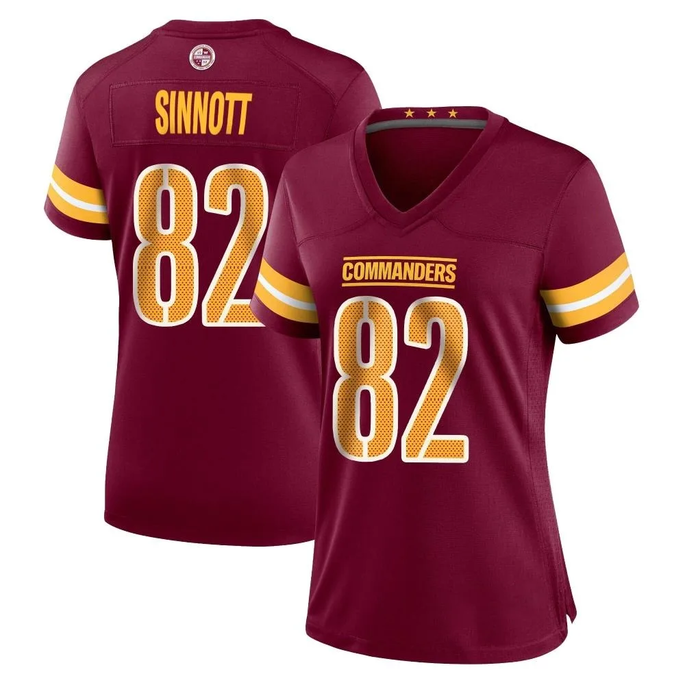 Women's Washington Commanders Ben Sinnott Nike Burgundy Game Jersey Women's Washington Commanders Ben Sinnott Nike Burgundy Game Jersey