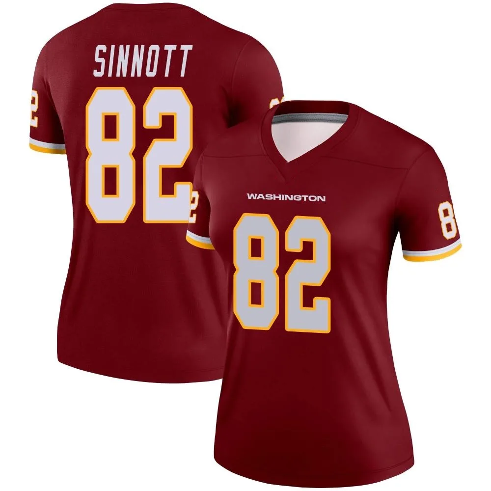 Women's Washington Commanders Ben Sinnott Nike Burgundy Legend Jersey Women's Washington Commanders Ben Sinnott Nike Burgundy Legend Jersey