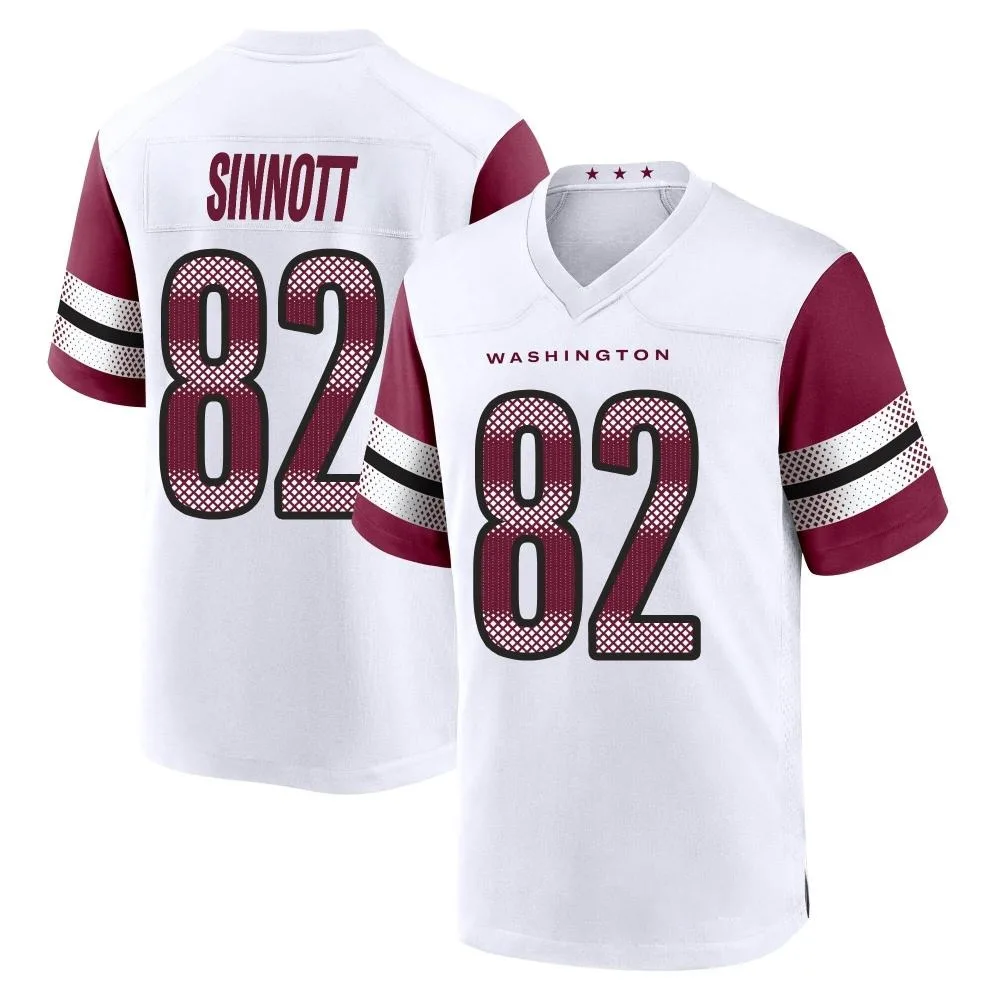 Youth Washington Commanders Ben Sinnott Nike Game White Jersey Youth Washington Commanders Ben Sinnott Nike Game White Jersey