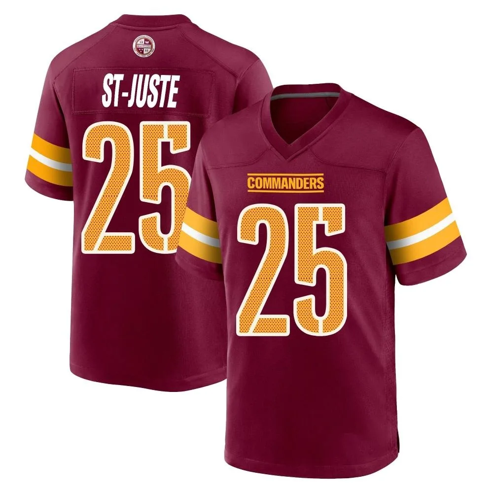 Men's Washington Commanders Benjamin St-Juste Nike Burgundy Game Jersey Men's Washington Commanders Benjamin St-Juste Nike Burgundy Game Jersey