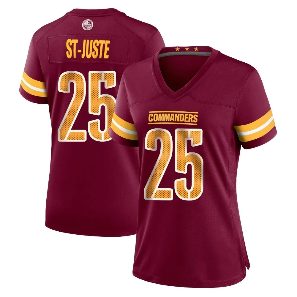 Women's Washington Commanders Benjamin St-Juste Nike Burgundy Game Jersey Women's Washington Commanders Benjamin St-Juste Nike Burgundy Game Jersey