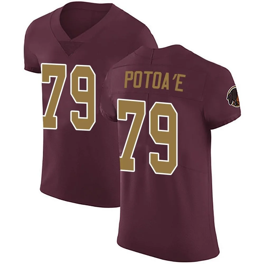 Men's Washington Commanders Benning Potoa'e Nike Burgundy Alternate Vapor Untouchable Elite Jersey Men's Washington Commanders Benning Potoa'e Nike Burgundy Alternate Vapor Untouchable Elite Jersey