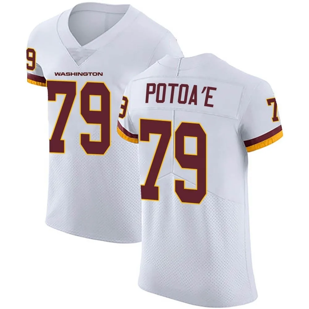 Men's Washington Commanders Benning Potoa'e Nike Vapor Untouchable Elite White Jersey Men's Washington Commanders Benning Potoa'e Nike Vapor Untouchable Elite White Jersey