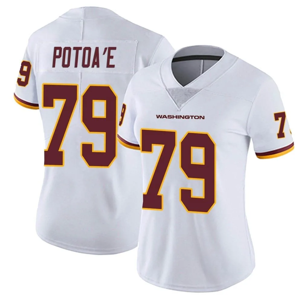 Women's Washington Commanders Benning Potoa'e Nike Vapor Untouchable Limited White Jersey Women's Washington Commanders Benning Potoa'e Nike Vapor Untouchable Limited White Jersey