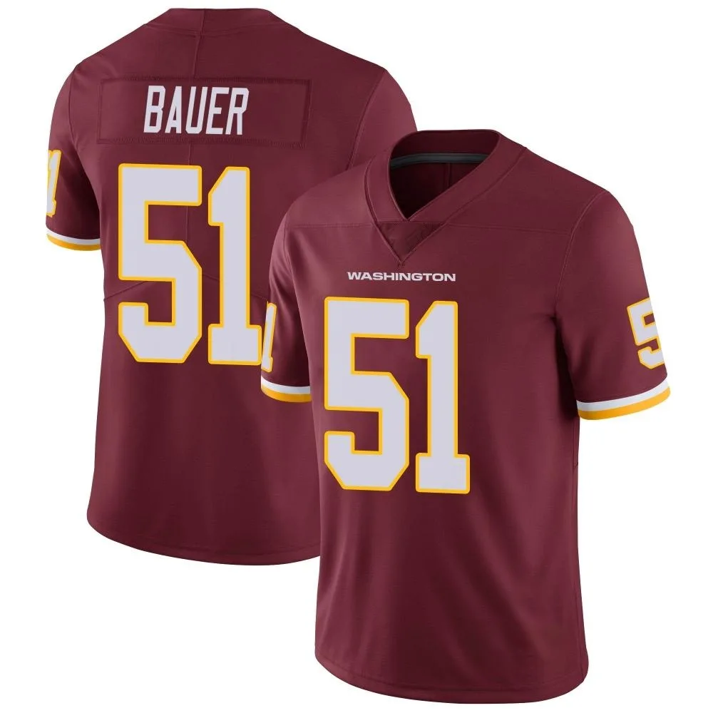 Youth Washington Commanders Bo Bauer Nike Burgundy Team Color Vapor Untouchable Limited Jersey Youth Washington Commanders Bo Bauer Nike Burgundy Team Color Vapor Untouchable Limited Jersey