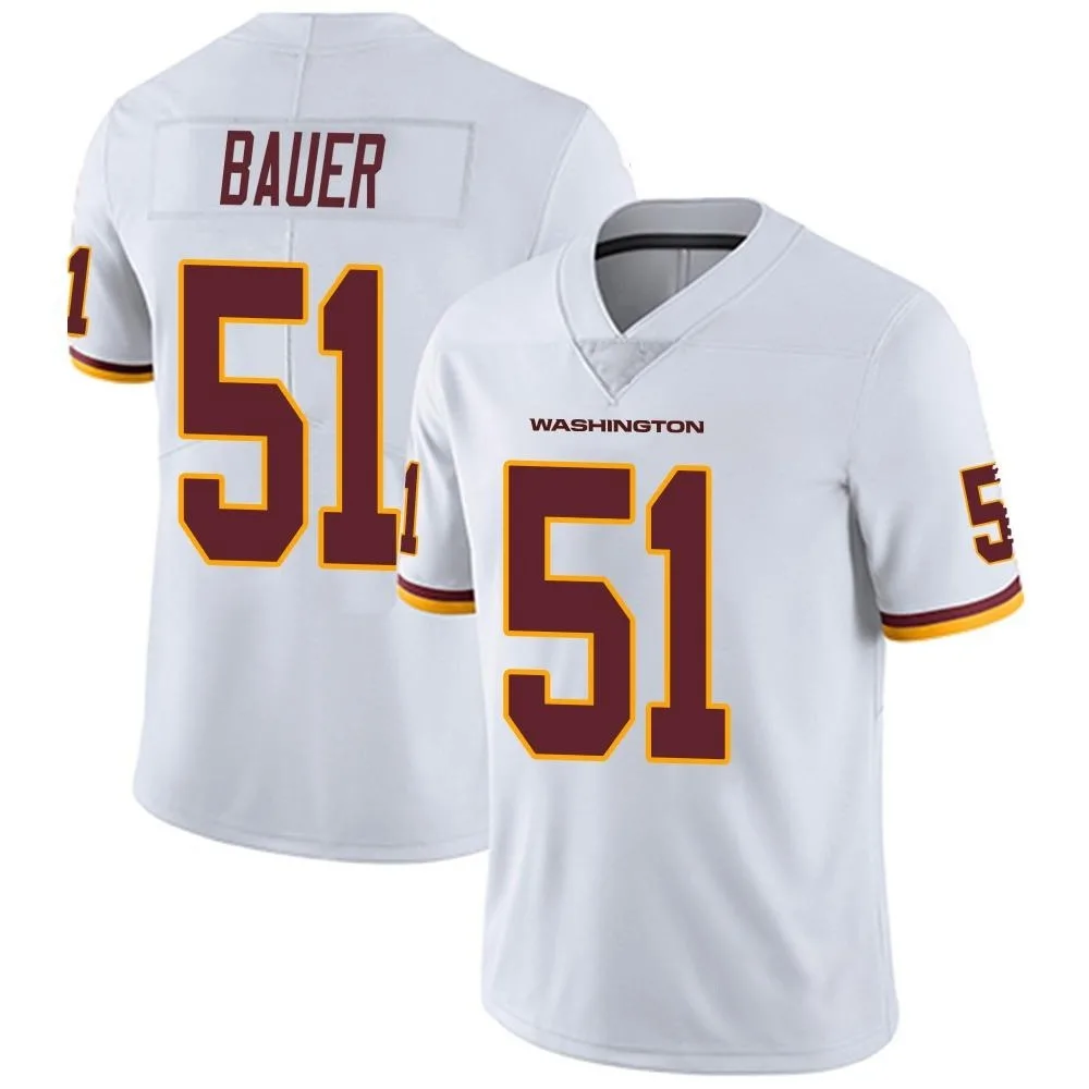 Youth Washington Commanders Bo Bauer Nike Vapor Untouchable Limited White Jersey Youth Washington Commanders Bo Bauer Nike Vapor Untouchable Limited White Jersey