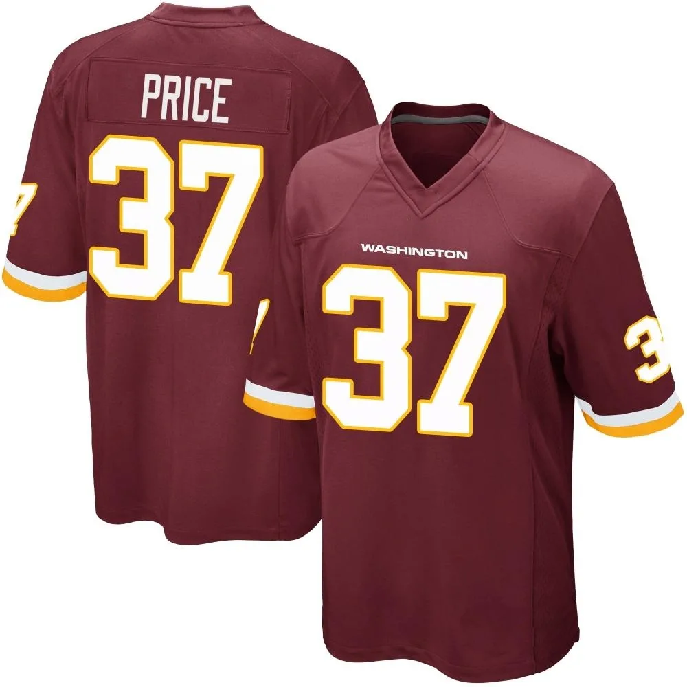 Men's Washington Commanders Bobby Price Nike Burgundy Team Color Game Jersey Men's Washington Commanders Bobby Price Nike Burgundy Team Color Game Jersey