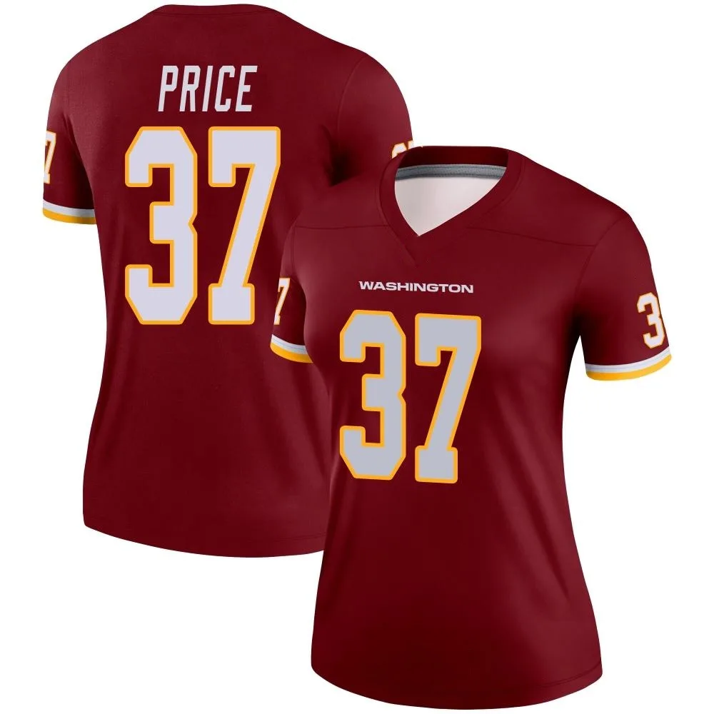 Women's Washington Commanders Bobby Price Nike Burgundy Legend Jersey Women's Washington Commanders Bobby Price Nike Burgundy Legend Jersey
