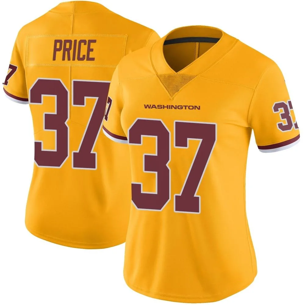 Women's Washington Commanders Bobby Price Nike Color Rush Limited Gold Jersey Women's Washington Commanders Bobby Price Nike Color Rush Limited Gold Jersey