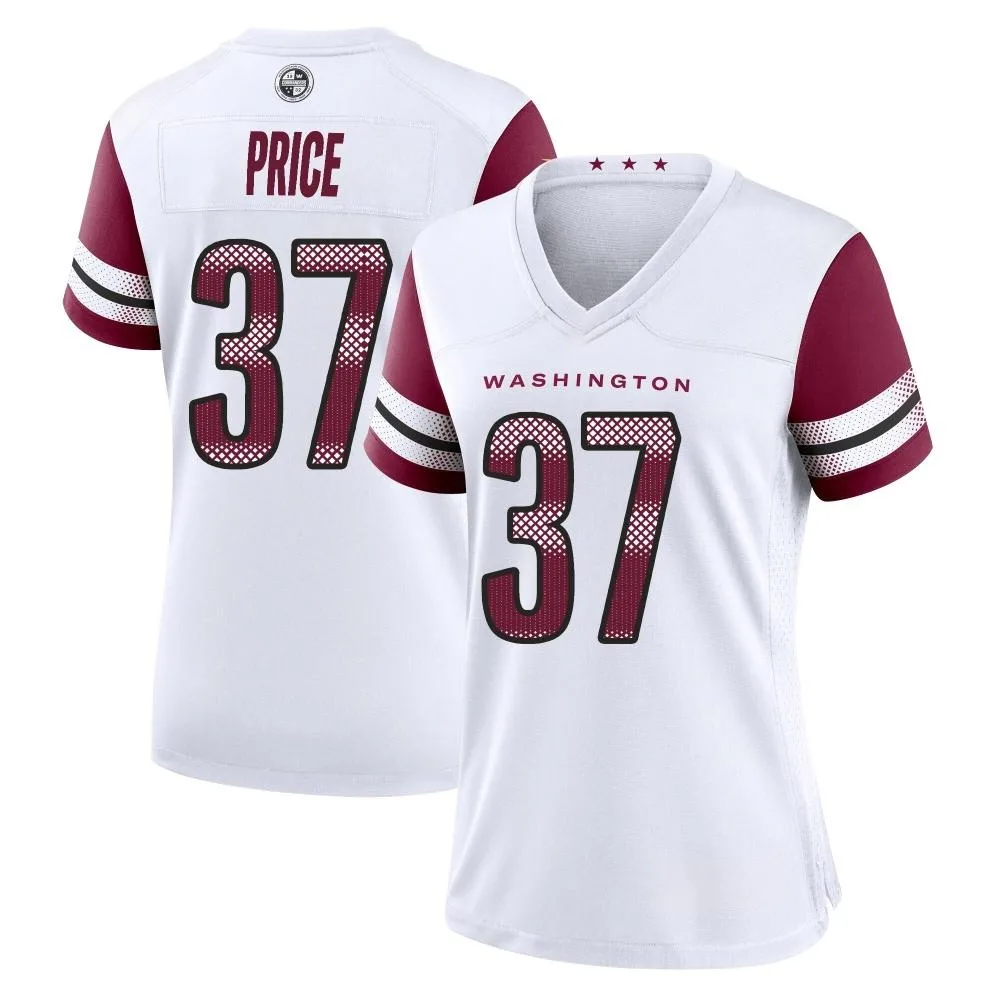 Women's Washington Commanders Bobby Price Nike Game White Jersey Women's Washington Commanders Bobby Price Nike Game White Jersey