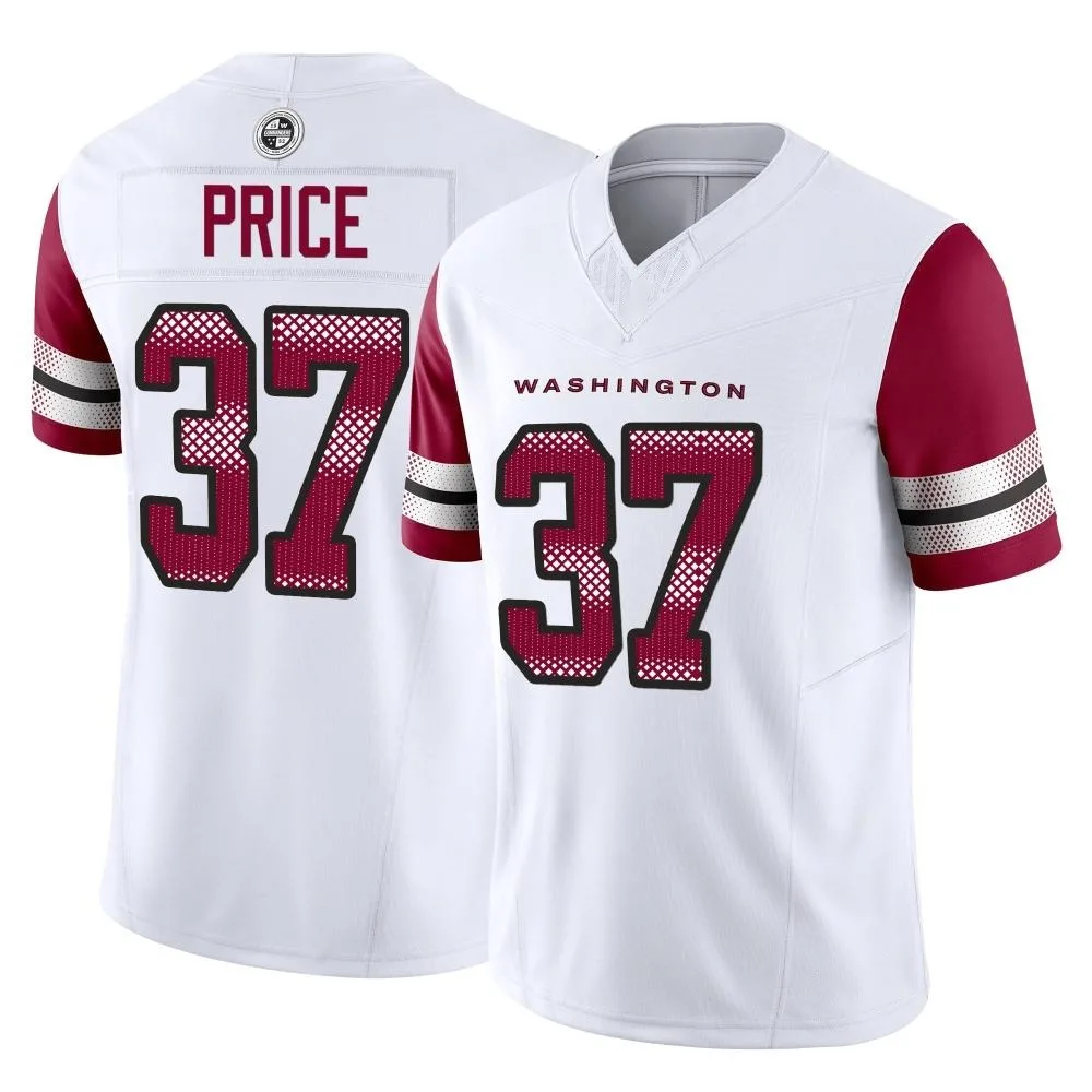 Youth Washington Commanders Bobby Price Nike Vapor F.U.S.E. Limited White Jersey Youth Washington Commanders Bobby Price Nike Vapor F.U.S.E. Limited White Jersey