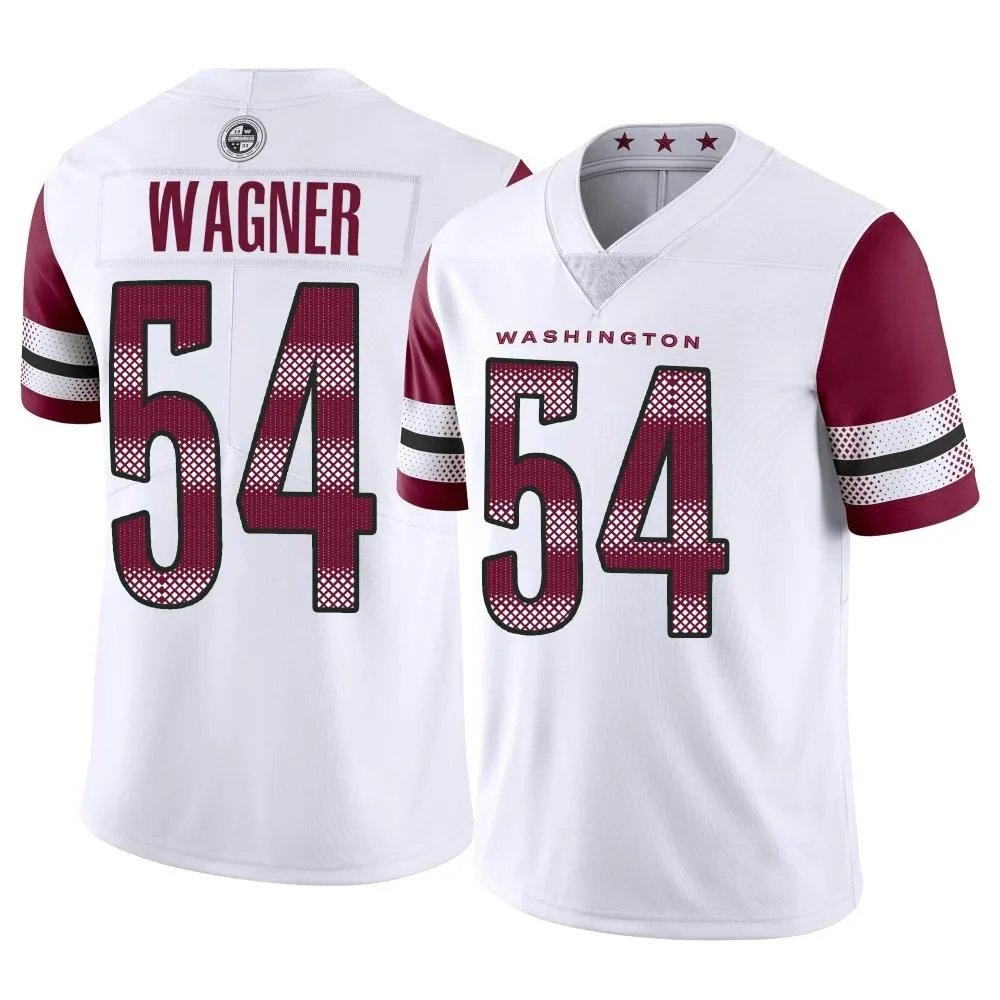 Men's Washington Commanders Bobby Wagner Nike Vapor Limited White Jersey Men's Washington Commanders Bobby Wagner Nike Vapor Limited White Jersey