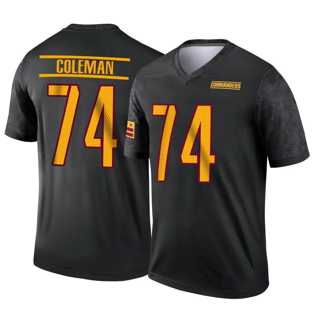 Men's Washington Commanders Brandon Coleman Nike Alternate Legend Black Jersey Men's Washington Commanders Brandon Coleman Nike Alternate Legend Black Jersey