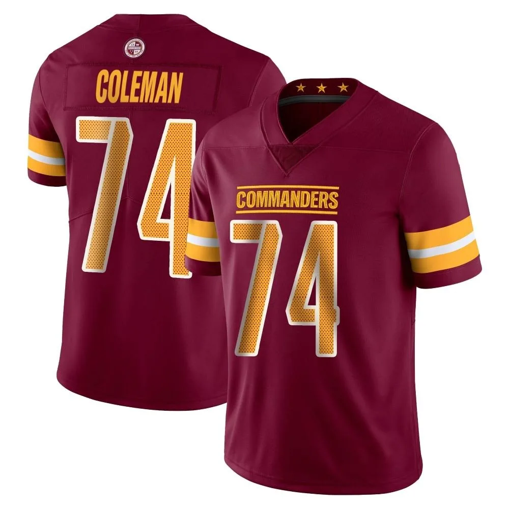 Men's Washington Commanders Brandon Coleman Nike Vapor Burgundy Limited Jersey Men's Washington Commanders Brandon Coleman Nike Vapor Burgundy Limited Jersey