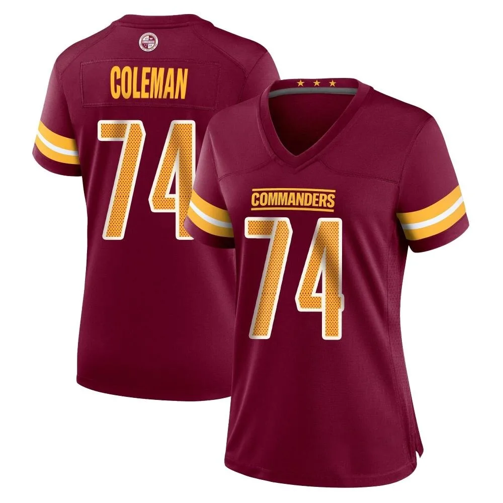 Women's Washington Commanders Brandon Coleman Nike Burgundy Game Jersey Women's Washington Commanders Brandon Coleman Nike Burgundy Game Jersey